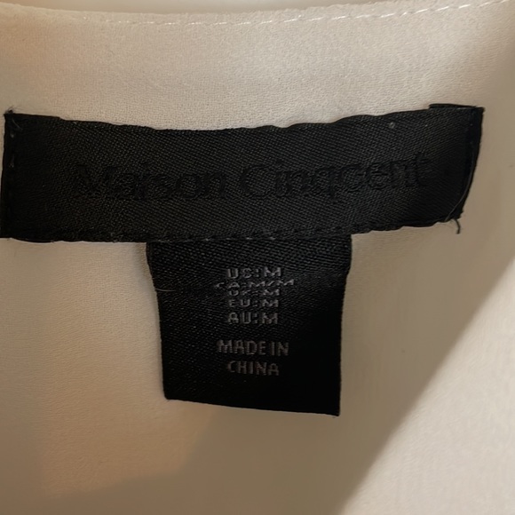 White Tank Blouse - Picture 3 of 3